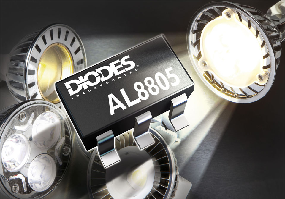 LED Driver from Diodes Incorporated Simplifies Low Voltage Low Cost